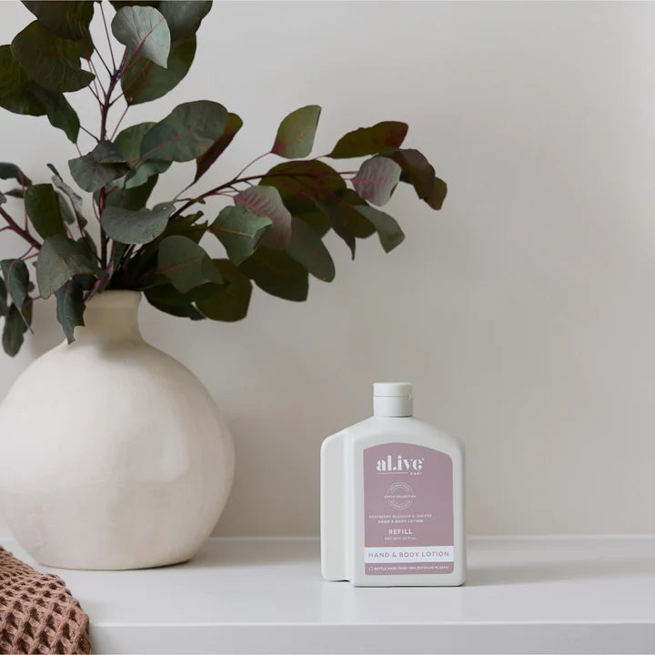 650ml Lotion Refill - Raspberry Blossom & Juniper