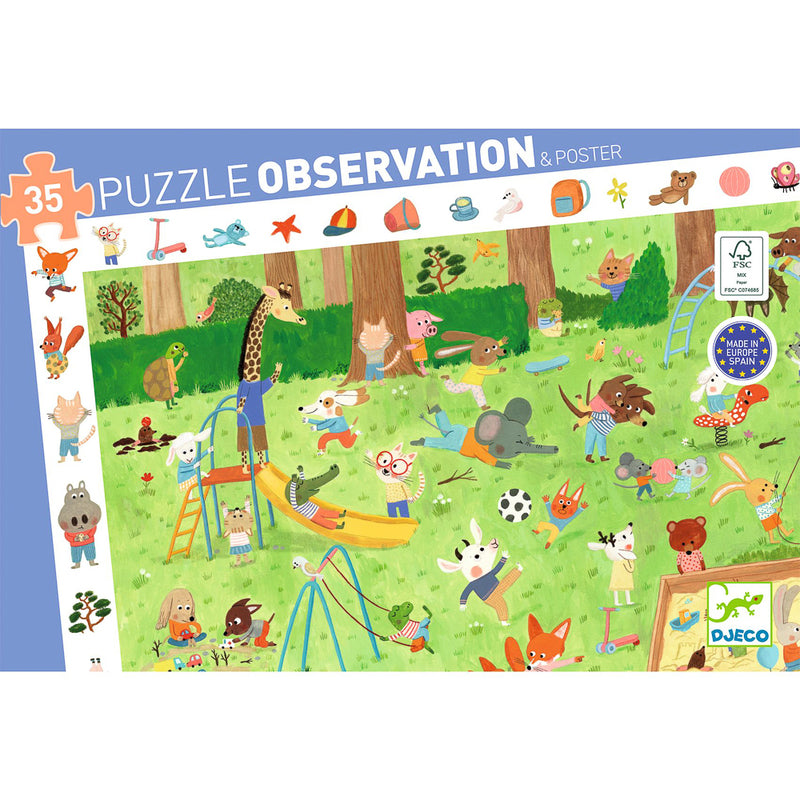 Little Friends Garden 35pc Obervation Puzzle
