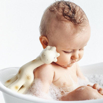 Giraffe Rubber Teether Rattle