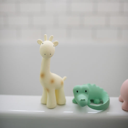 Giraffe Rubber Teether Rattle