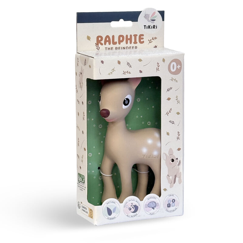 Ralphie Deer Rubber Teether Rattle