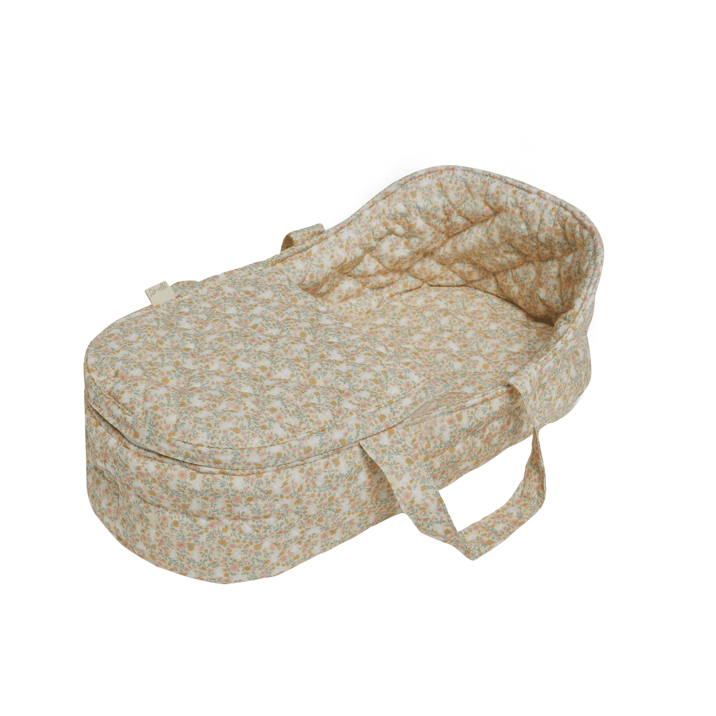 Dinkum Dolls Quilted Carry Cot Garden Floral