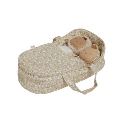 Dinkum Dolls Quilted Carry Cot Garden Floral