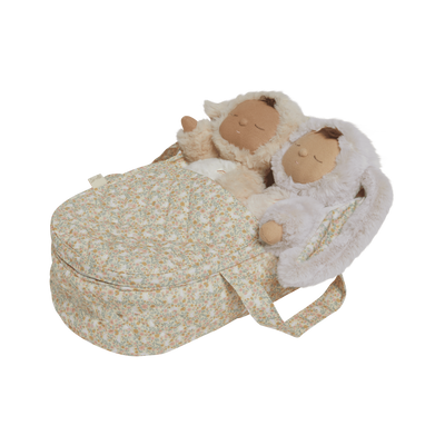 Dinkum Dolls Quilted Carry Cot Garden Floral