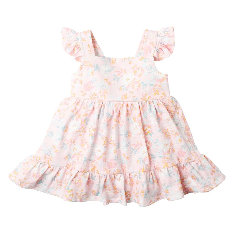 Fox & Finch Candy Blossom Print Tiered Dress