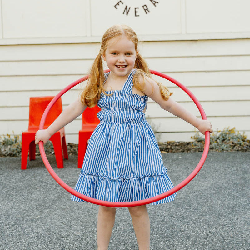 Fox & Finch Summer Vacay Blue Stripe Dress