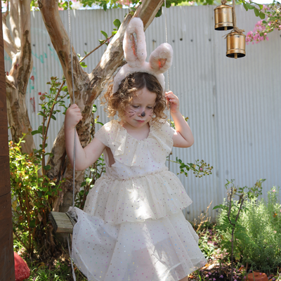 Fluffle Bunny Headband Pink