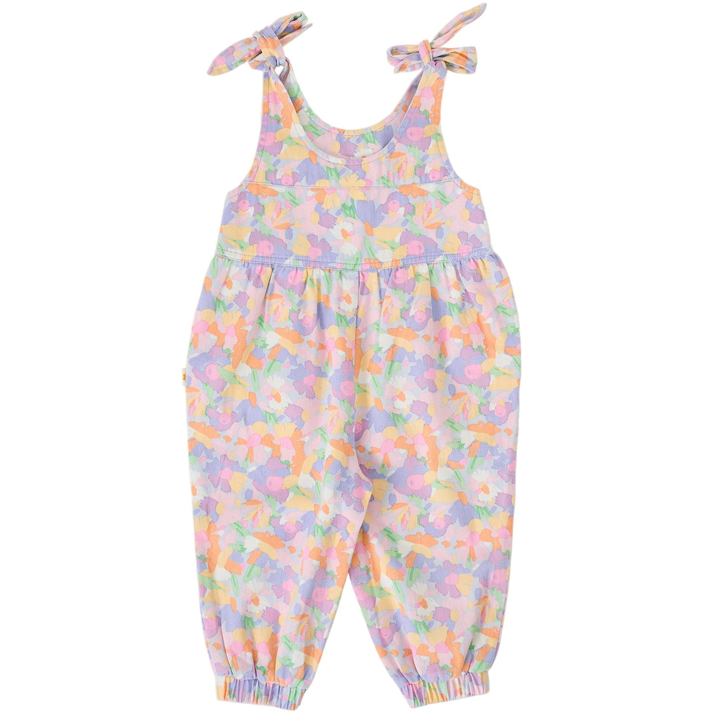 Girls Pastel Bouquet Tiffany Pocket Overalls
