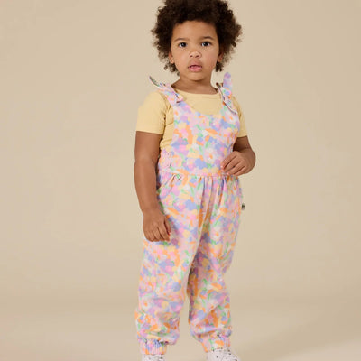 Girls Pastel Bouquet Tiffany Pocket Overalls