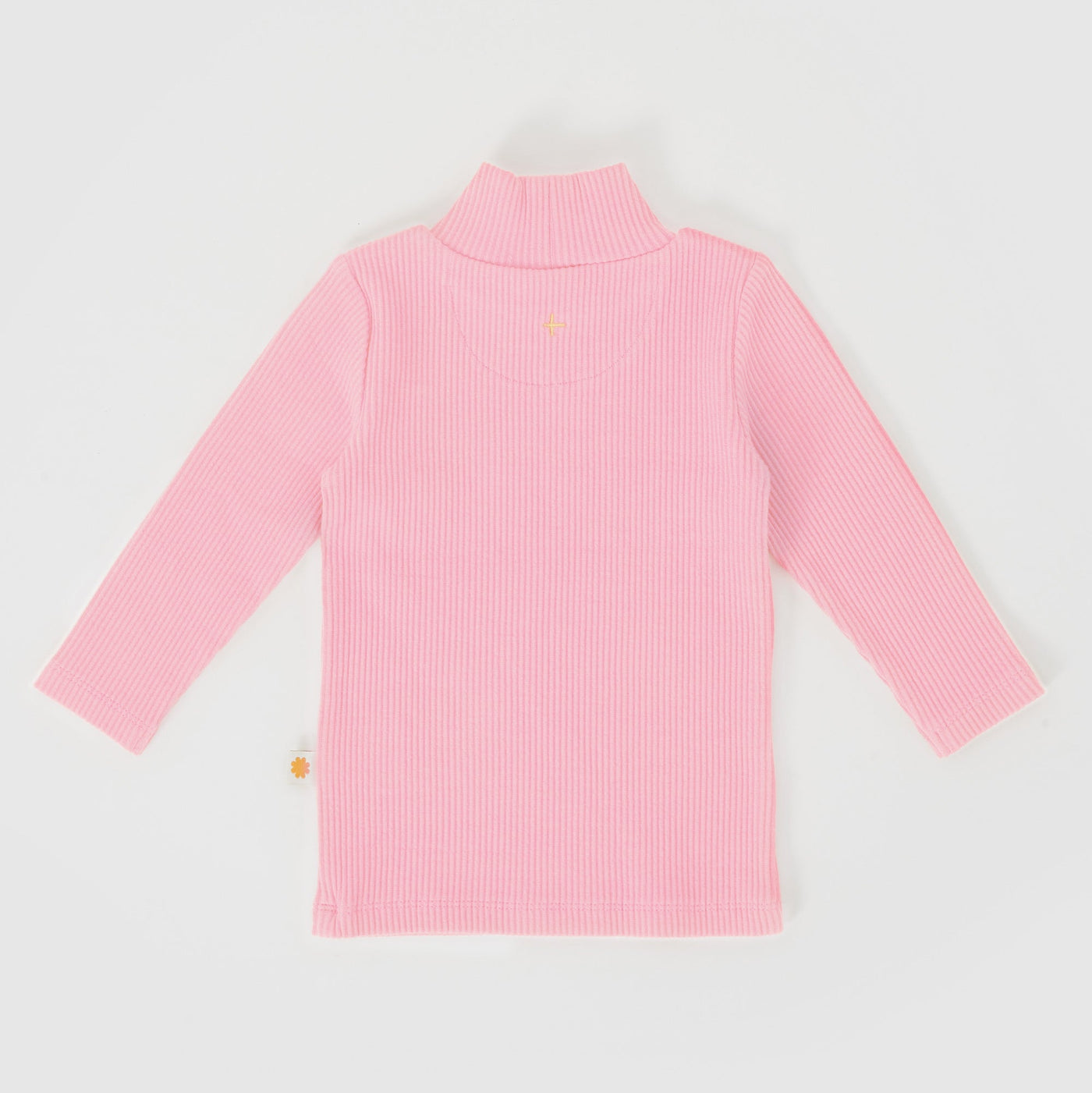 Girls Embroidered Rib Skivvy Sweet Pea