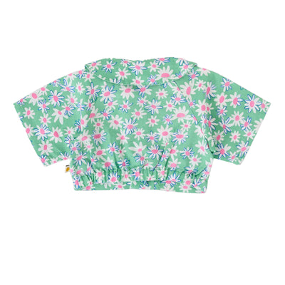 Girls Abigail Blouse Daisy Patch