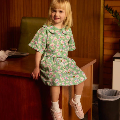 Girls Presley Pocket Skirt Daisy Patch