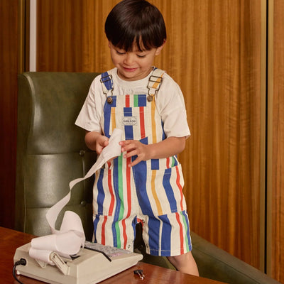 90's Burton Denim Overalls Bold Stripe