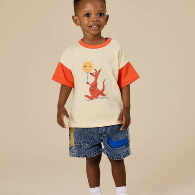 Boys Noah Denim Shorts Primary Pop