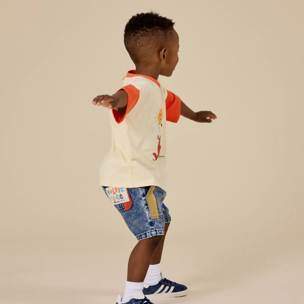 Boys Noah Denim Shorts Primary Pop