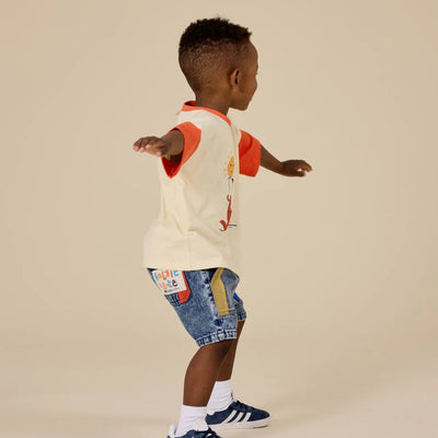 Boys Noah Denim Shorts Primary Pop
