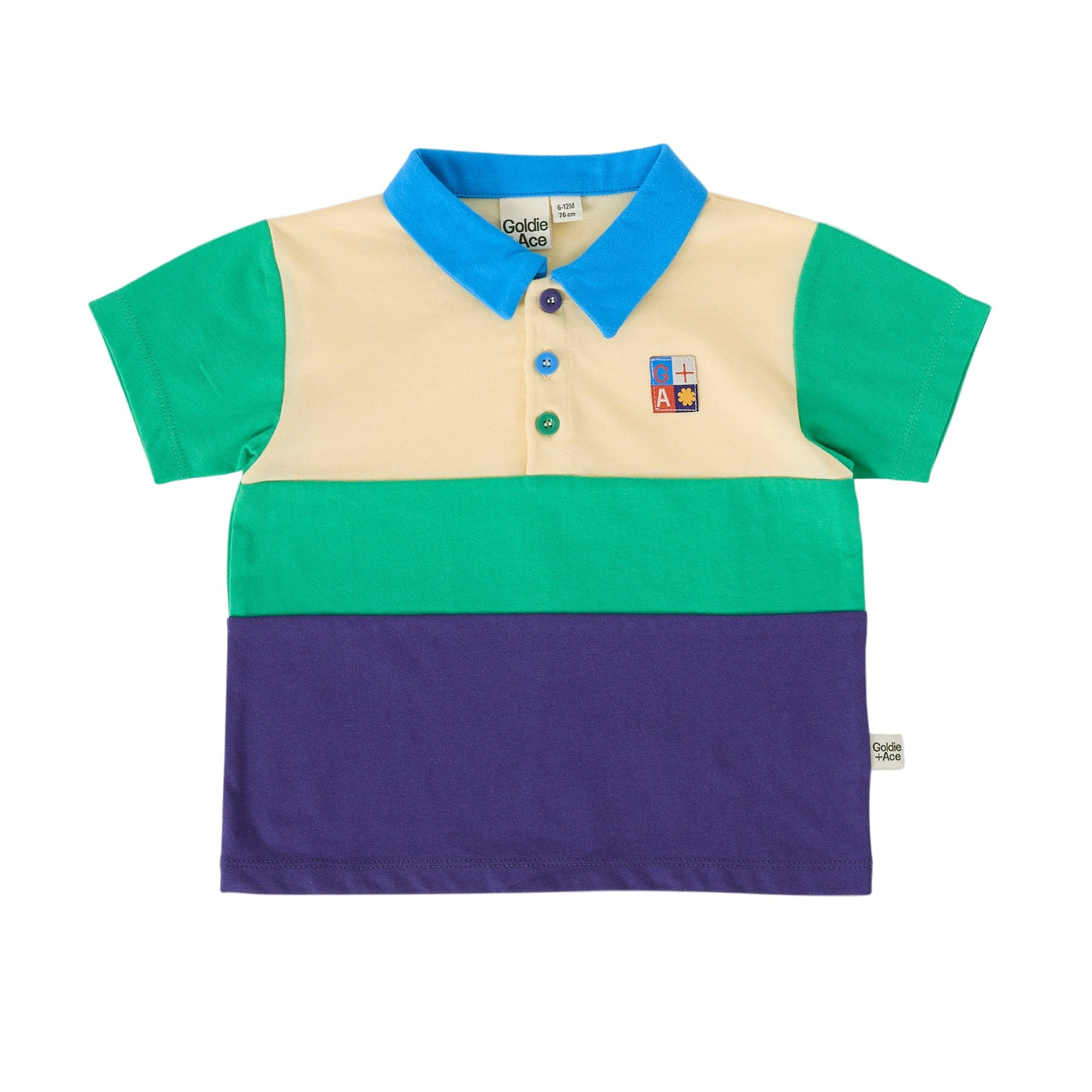 Boys Lewis Colour Block Polo Shirt