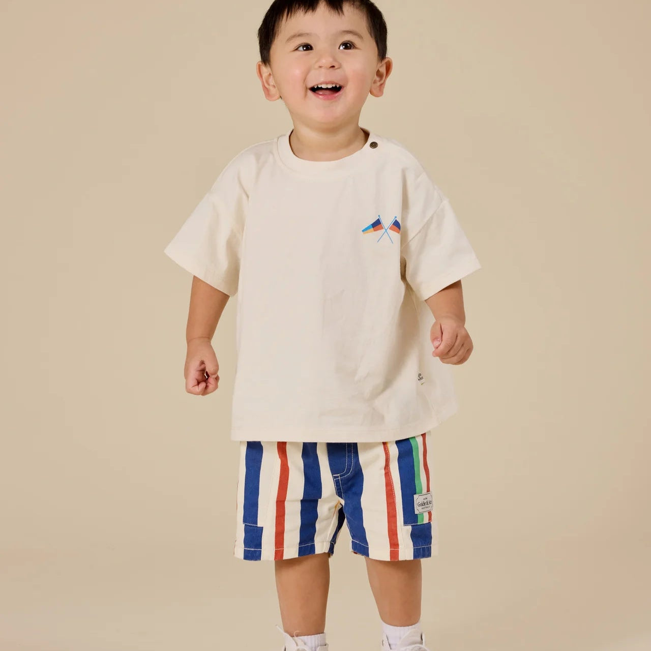 Boys Nautical Flag T-Shirt (Oversized)