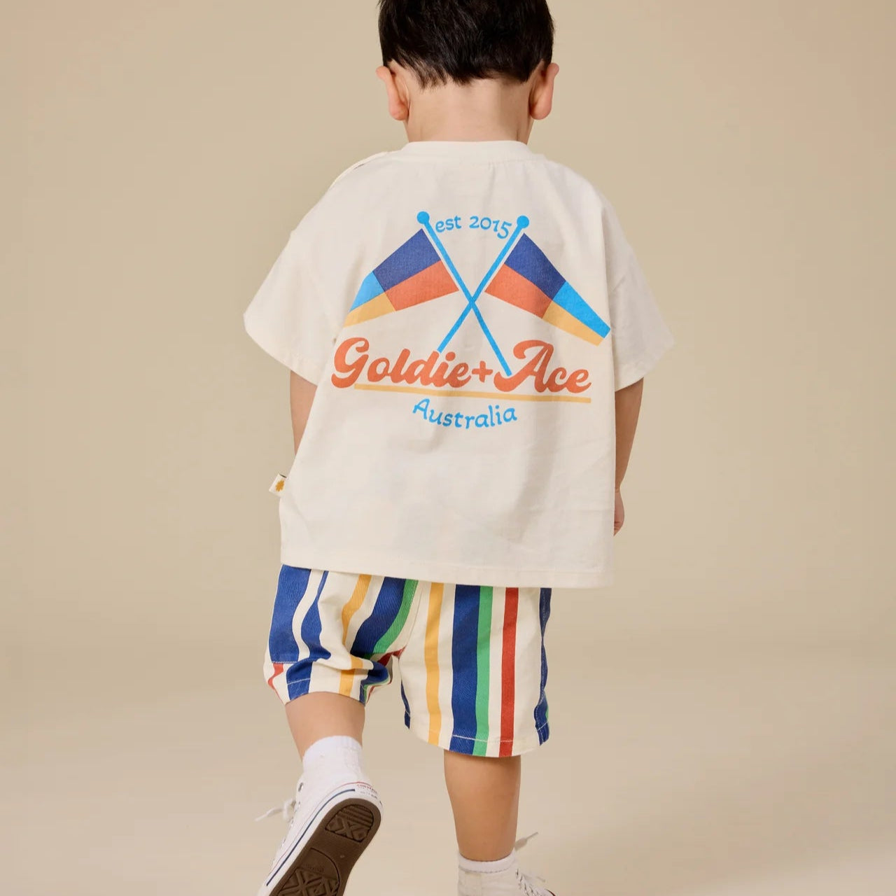 Boys Nautical Flag T-Shirt (Oversized)