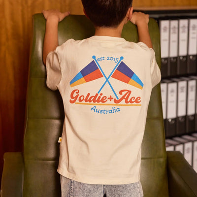 Boys Nautical Flag T-Shirt (Oversized)