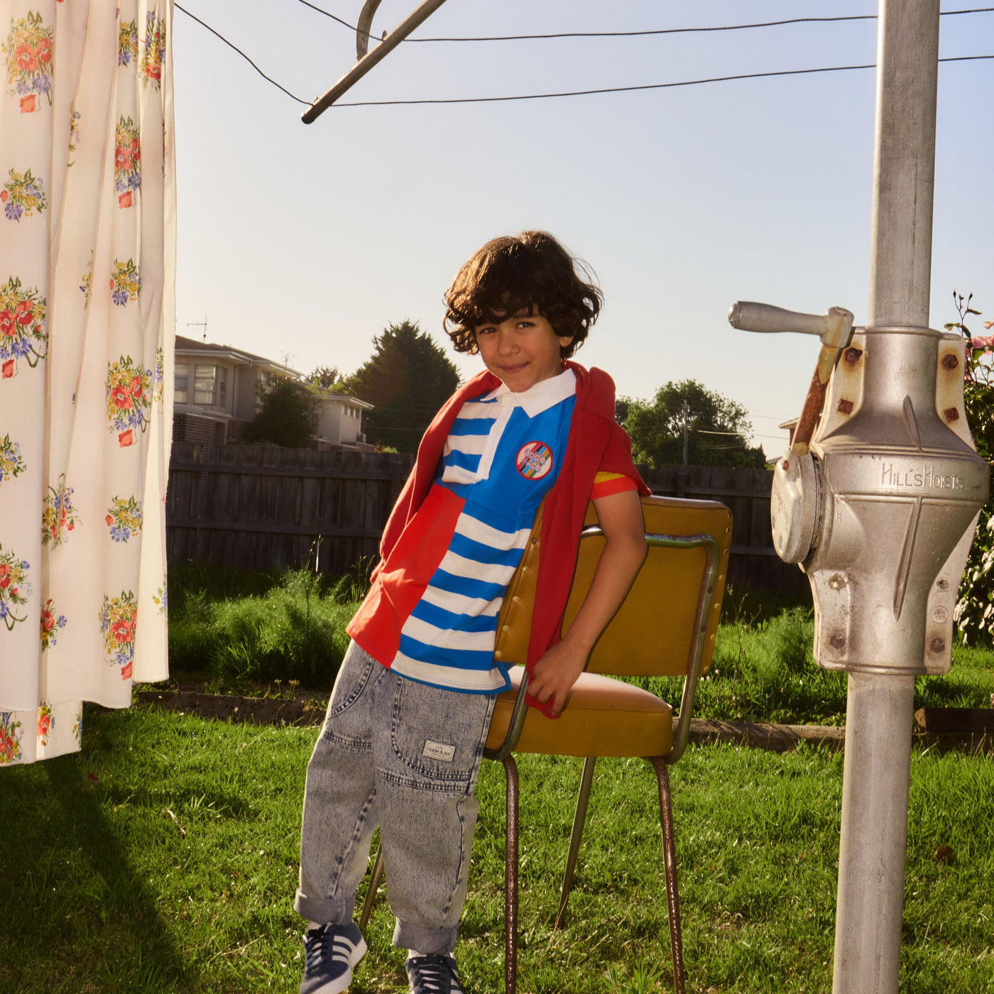 Boys Colour Block Polo Shirt