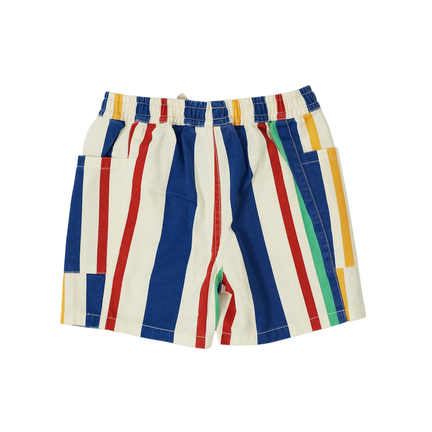 Boys 90's Noah Denim Pocket Shorts Bold Stripe