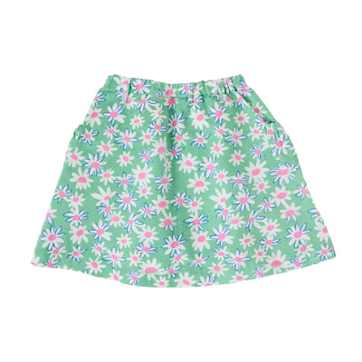 Girls Presley Pocket Skirt Daisy Patch