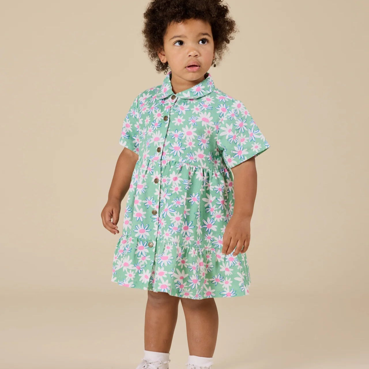 Girls Daisy Patch Monica Dress