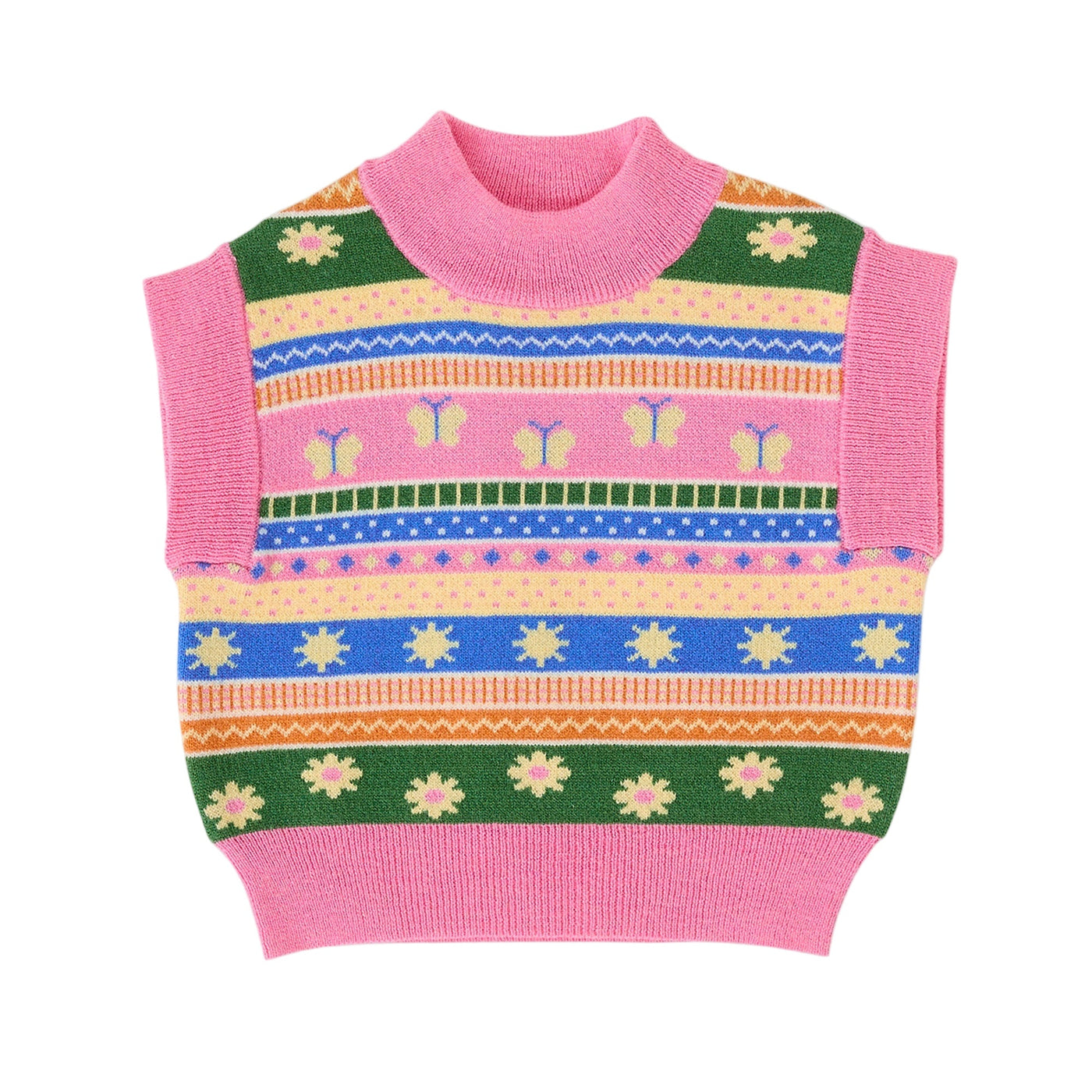 Girls Flutter By Sweater Vest