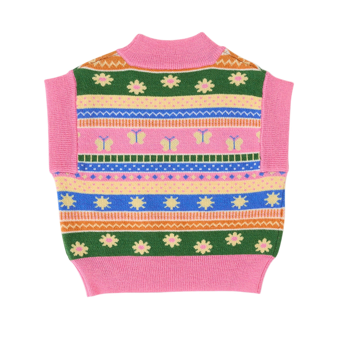 Girls Flutter By Sweater Vest