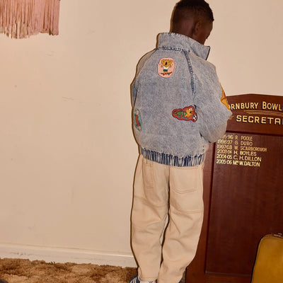 Drew Denim Pocket Pant Oat