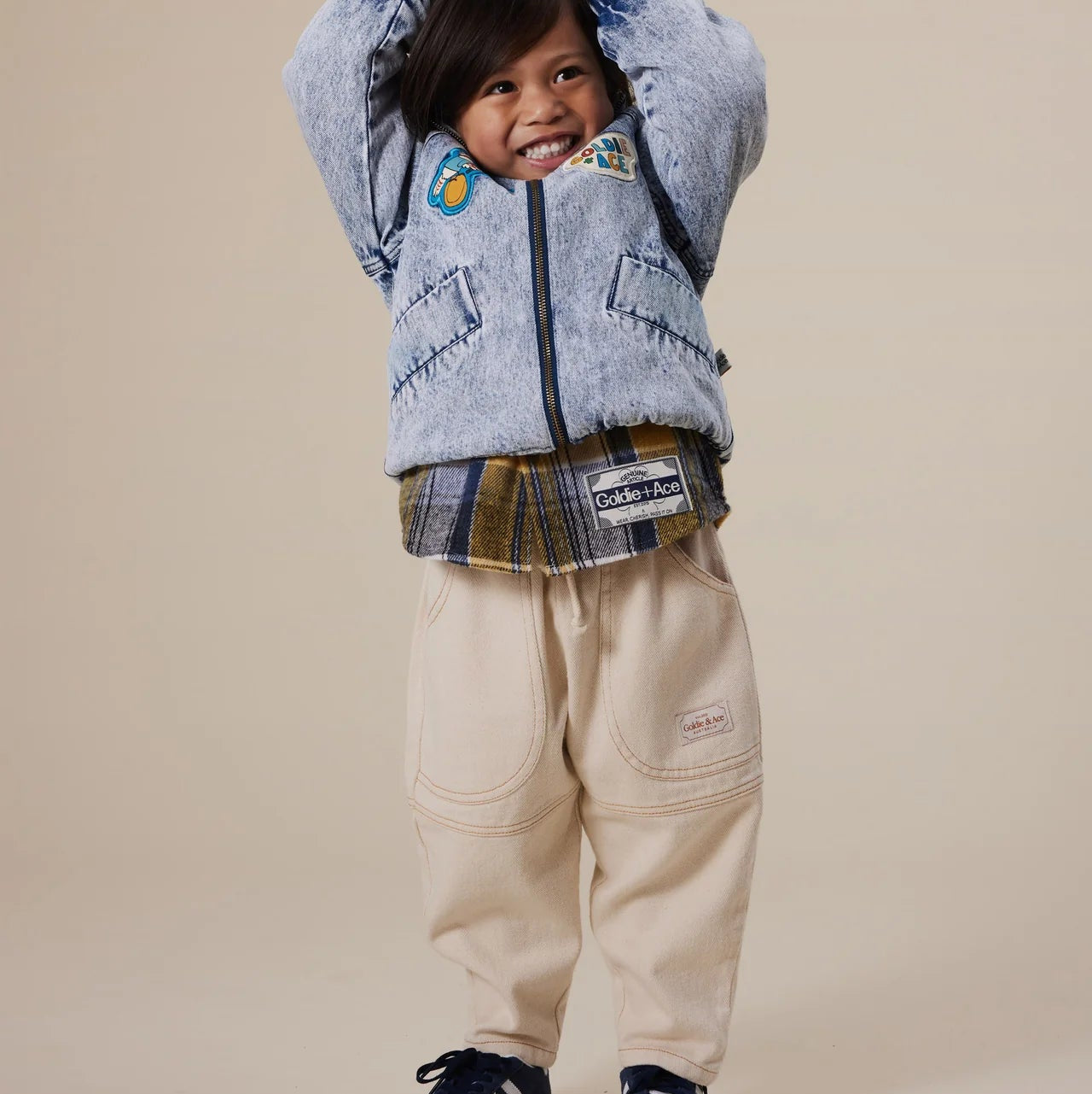 Drew Denim Pocket Pant Oat