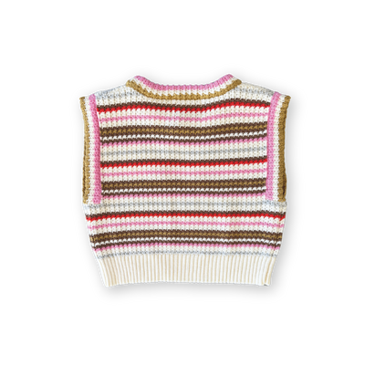 Organic Sunshine Stripe Knit Top