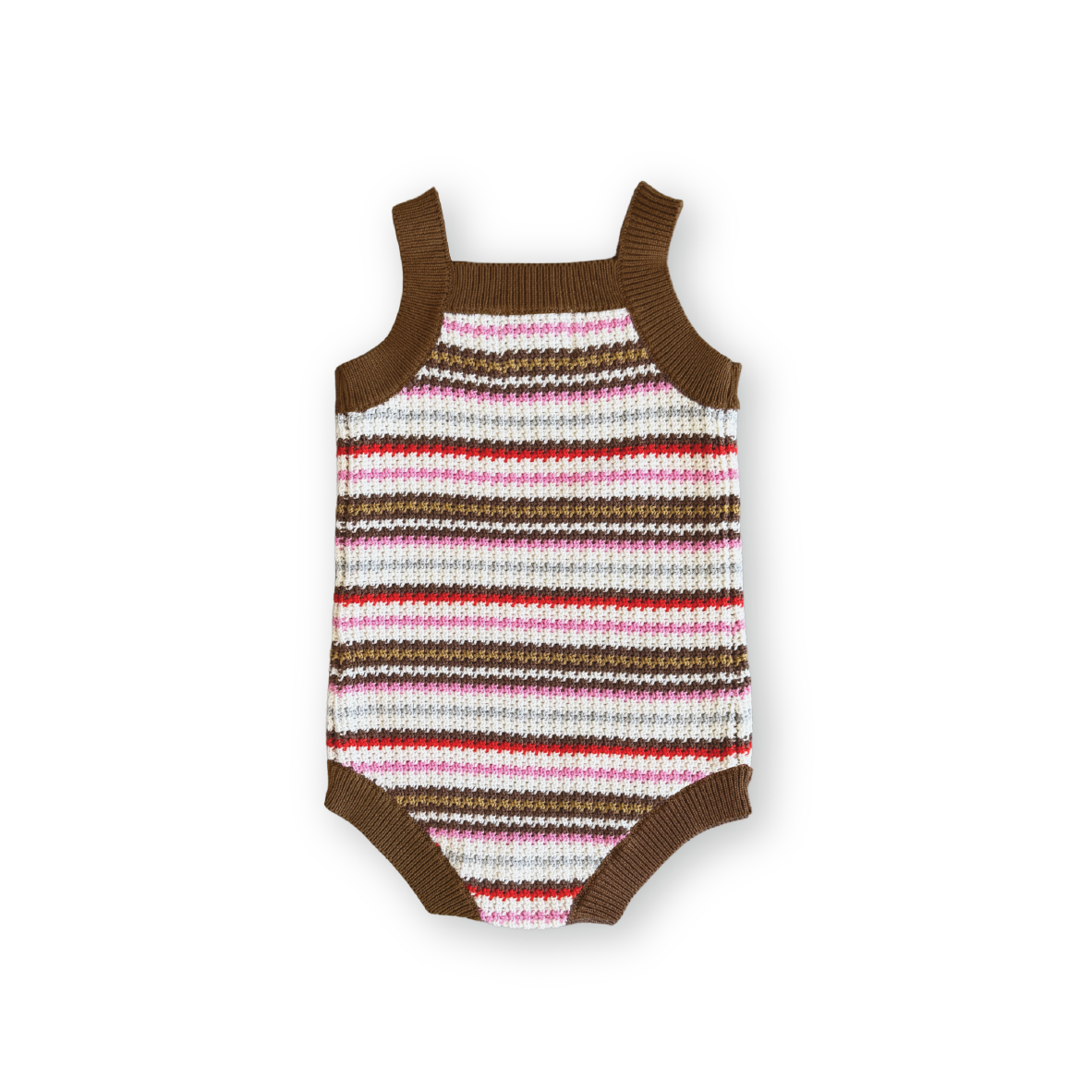 Organic Sunshine Stripe Knit Romper