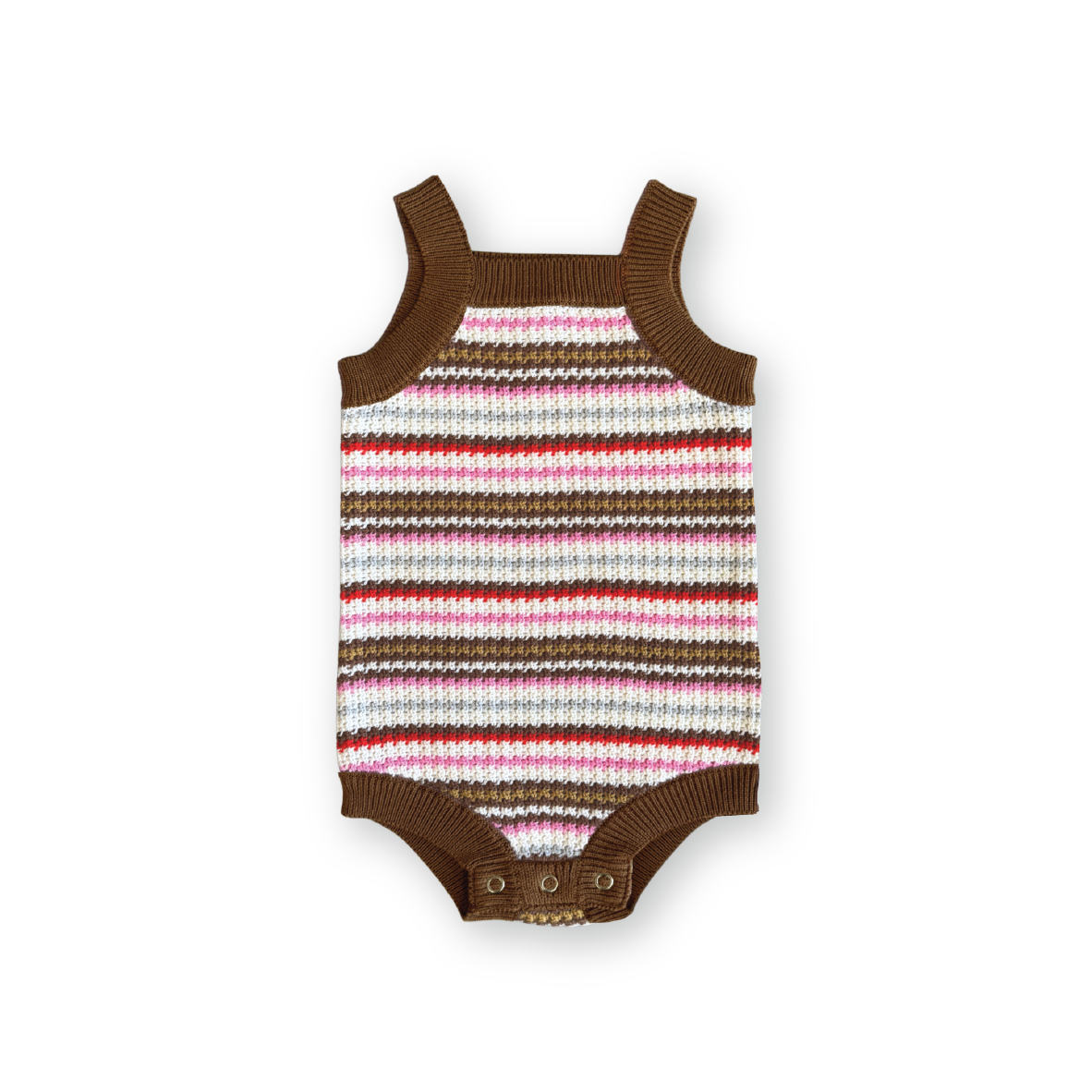 Organic Sunshine Stripe Knit Romper