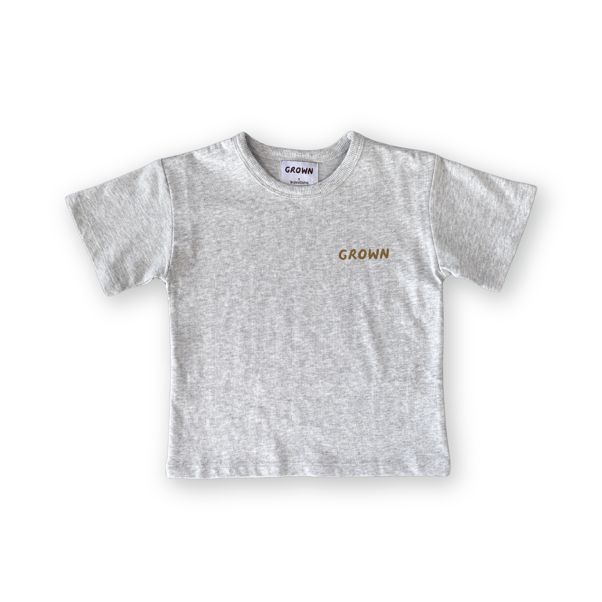 Organic Sunshine Tee Grey Marle