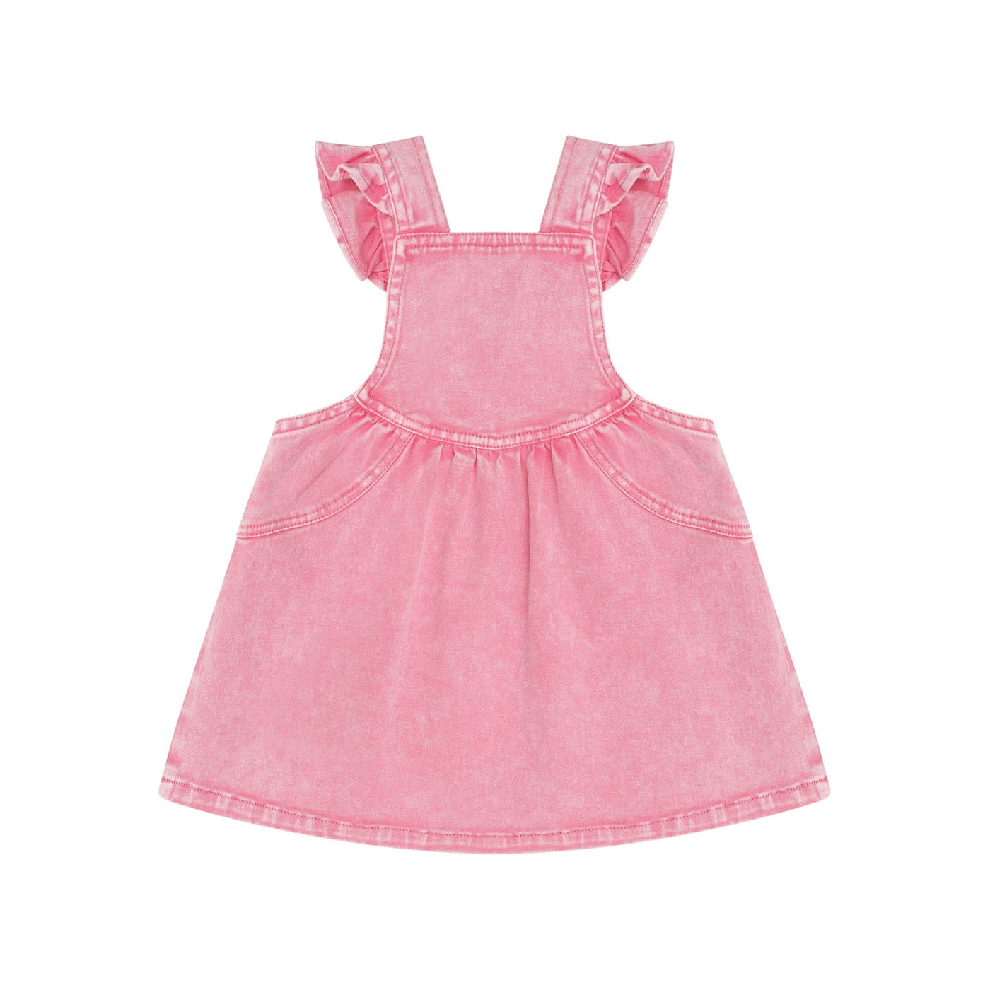 Girls Berry Vintage Pinafore Dress