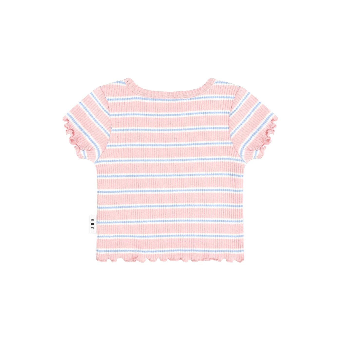 Girls Candy Stripe Rib Tee