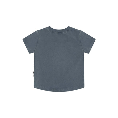 Boys Hux T-Shirt Digger Washed Navy