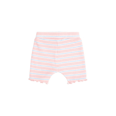 Girls Candy Stripe Rib Shorts