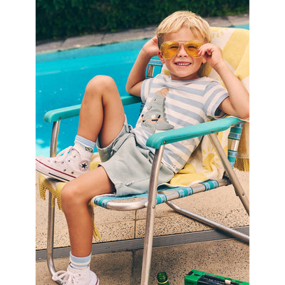 Boys Slouch Short Washed Jalapeno