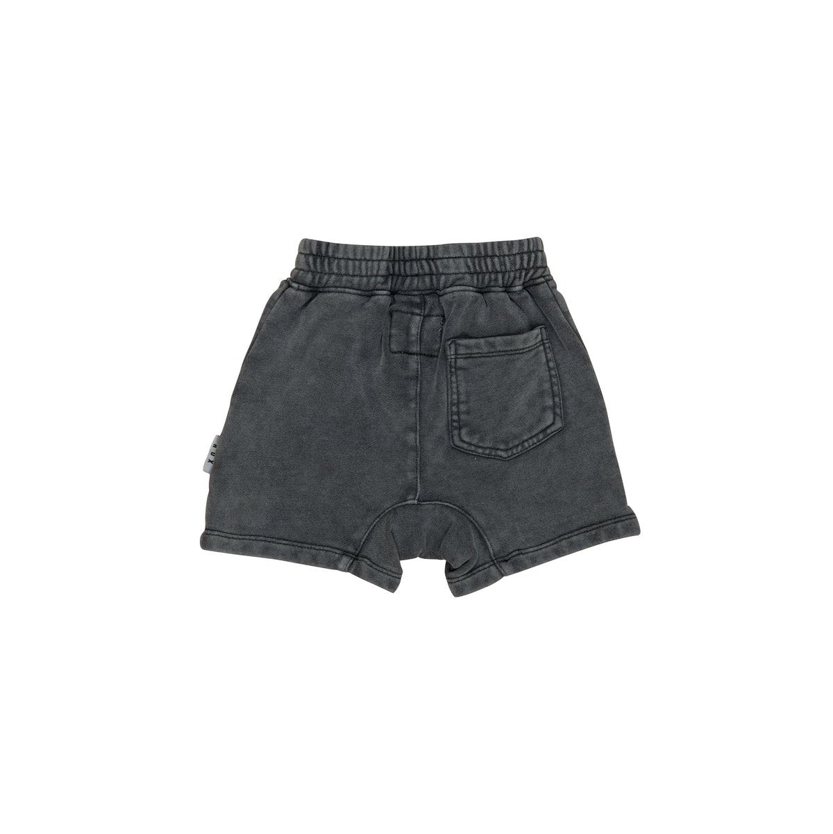 Boys Vintage Black Slouch Shorts