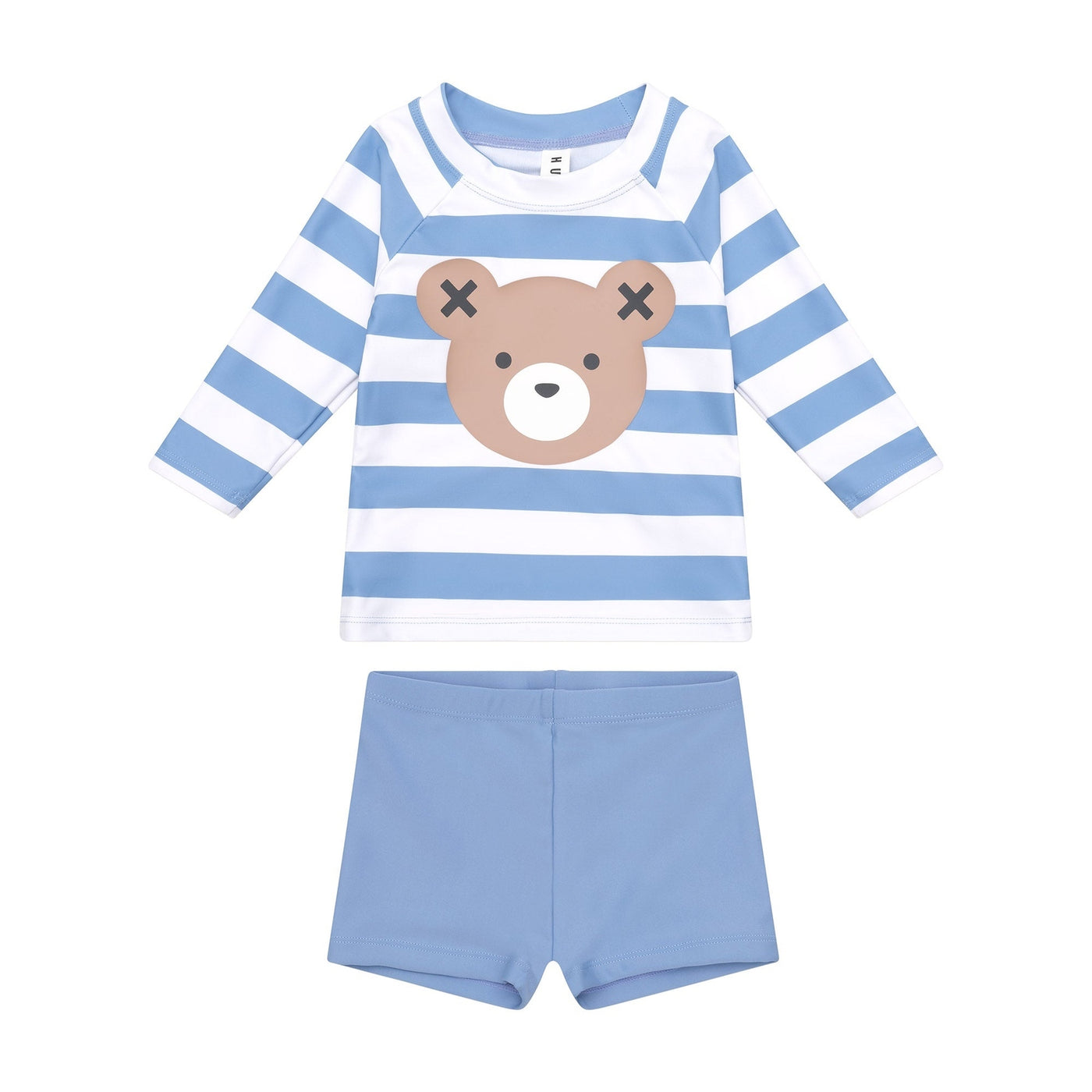 Boys Huxbear Stripe Swim Set