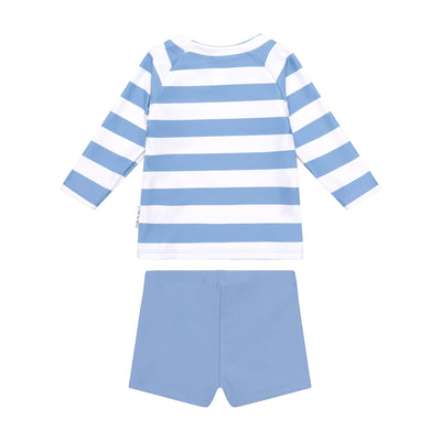 Boys Huxbear Stripe Swim Set