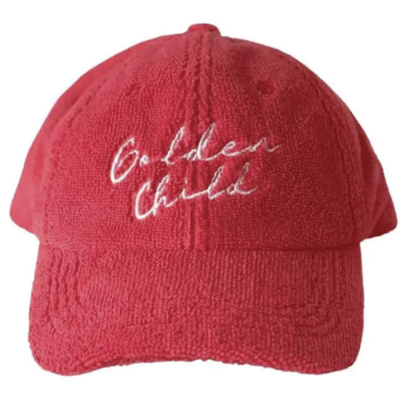 Terry Towelling Cap - Red