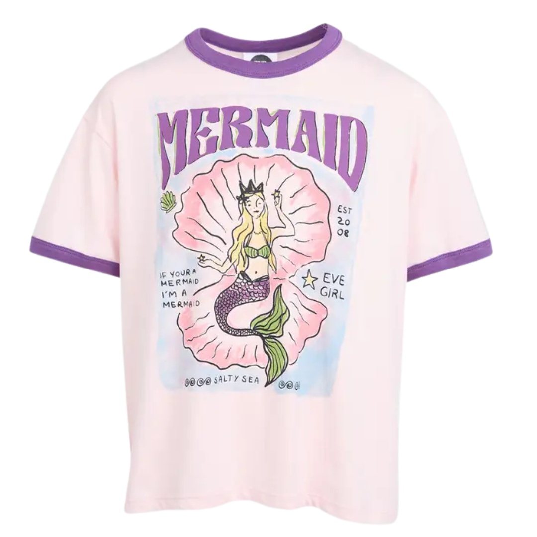 Mermaid Ringer Tee - Kids