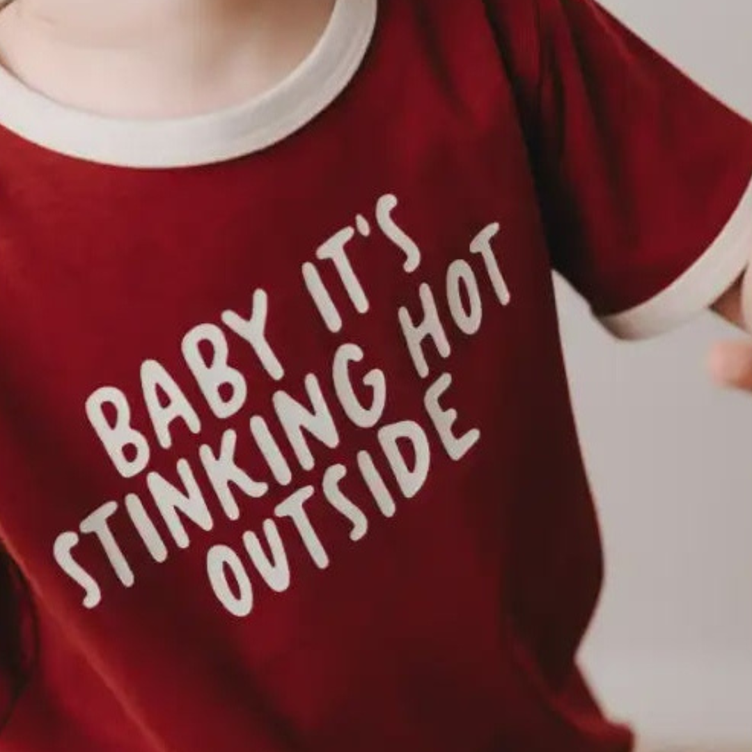 Boys Baby It's Hot Outside Bodysuit/Tee