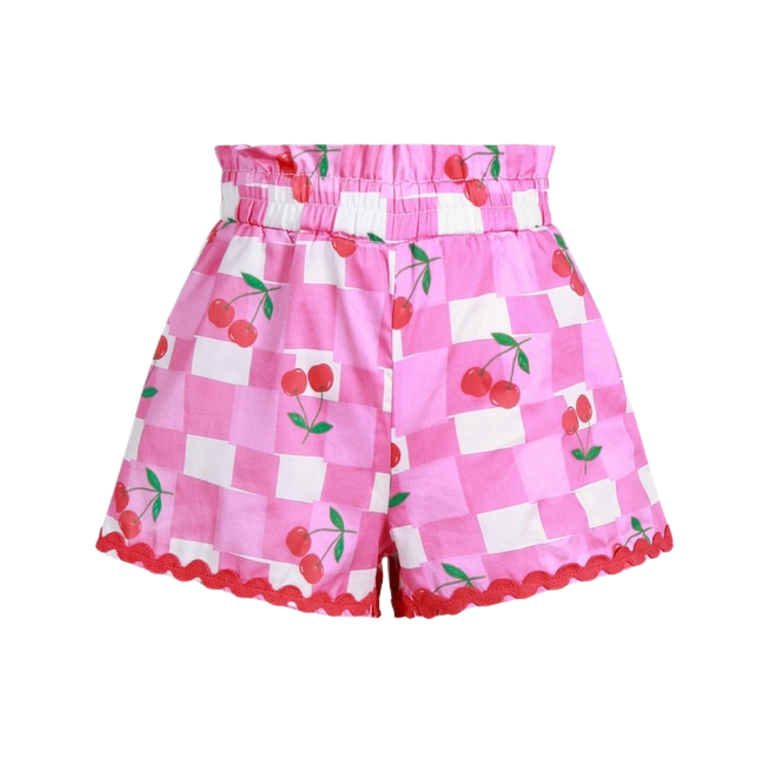 Girls Gingham Mary Woven Set