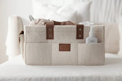 Nappy Caddy - Snow Tan - Large Side Pockets