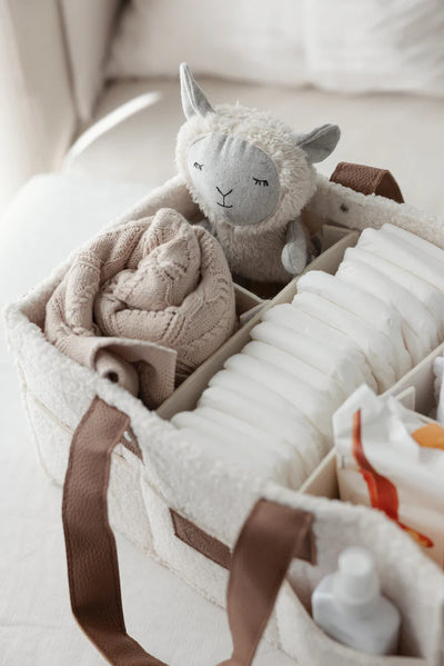 Nappy Caddy - Snow Tan - Large Side Pockets